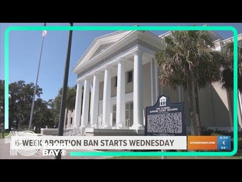 Florida's 6-week abortion ban takes effect this week