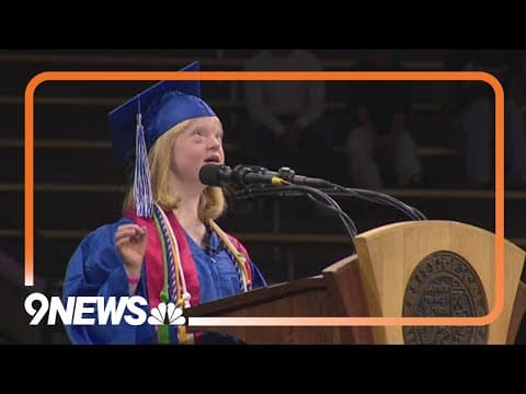 Broomfield High School commencement speaker moves crowd to tears