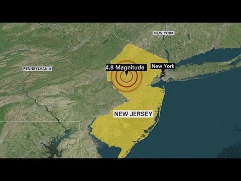 Earthquake shakes New York, East Coast region