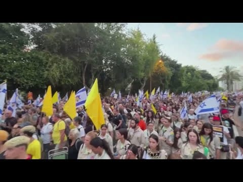 Protesters demand release of Hamas' hostages