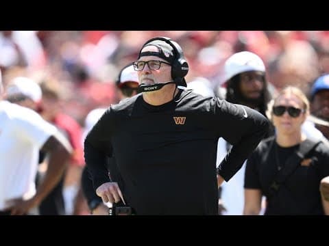 NOW: Dan Quinn Speaks Ahead of Commanders Practice in Ashburn