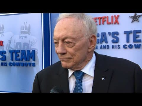 FULL INTERVIEWS: Jerry Jones, Emmitt Smith, Michael Irvin speak at Netflix docu-series premiere