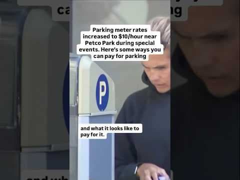 Parking meter rates increases to $10/hour during special events near Petco Park