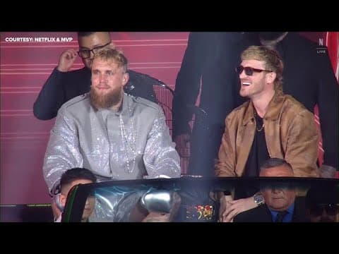 Jake Paul enters fight against Mike Tyson on a custom car with a bird