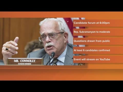 Candidate forum in Virginia happening tonight