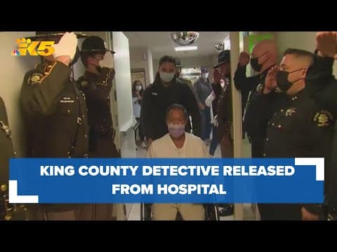 King County detective released from hospital over a month after being shot while serving eviction