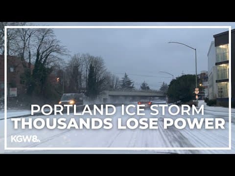 PGE spokesperson addresses power outages in Portland metro area