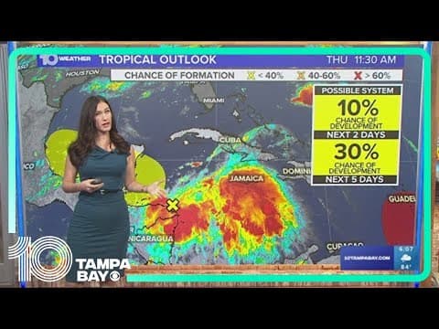 Tracking the Tropics: System 'likely' to become tropical storm or depression this weekend