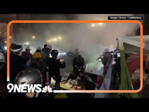 Police begin dismantling pro-Palestinian encampment at UCLA