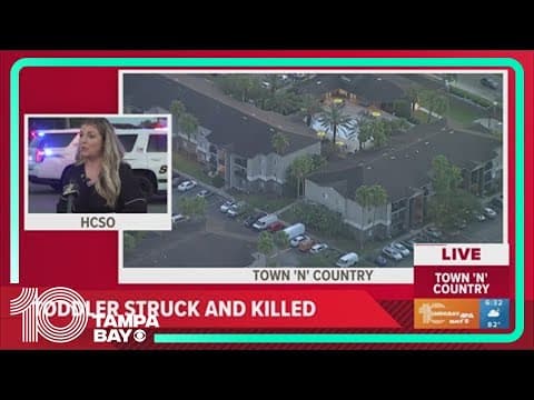 Toddler wanders from home, hit by driver on dark Town 'n' Country street