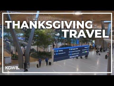 PDX to see largest influx in travelers since new terminal opening for Thanksgiving holiday