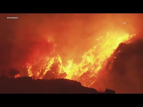 Wildfire continues to burn thousands of acres in Malibu, California
