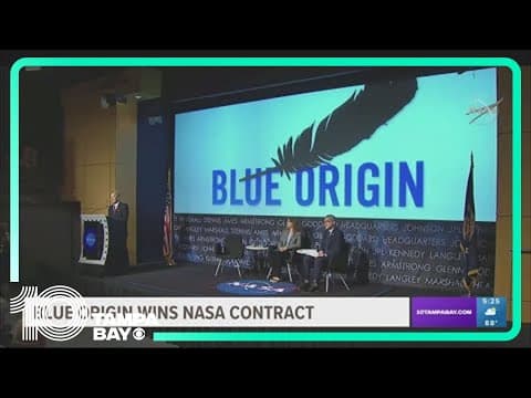 NASA picks Bezos' Blue Origin to build lunar landers for moonwalkers