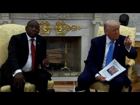 Trump blasts reporter over question on Qatari jet