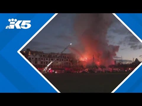 Seattle fire crews battle 3 alarm fire in Ballard