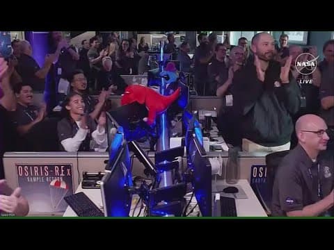 NASA's first asteroid samples land on Earth after release from spacecraft