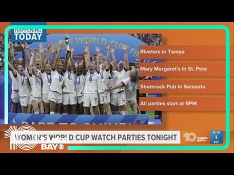 Where in Tampa Bay area to watch Team USA in 2023 Women's World Cup debut