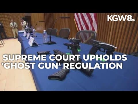 US Supreme Court upholds federal 'ghost gun' regulation from Biden administration