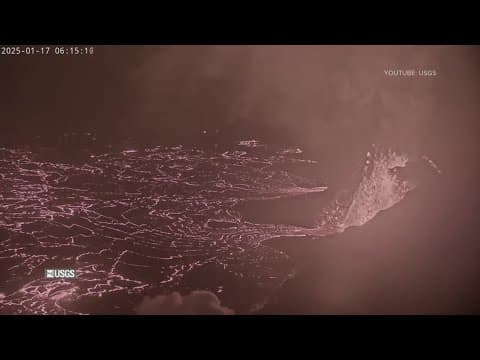 Kilauea Volcano Continuing to Erupt in Hawaii