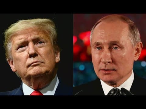 President Trump, Putin discuss ceasefire over phone
