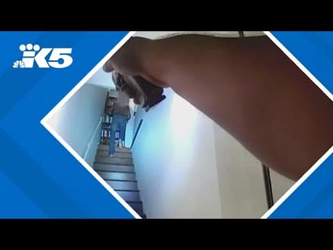 Body cam video shows officer firing at domestic violence suspect in Seattle