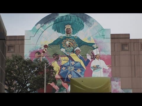 Superbowl stands as a canvas for local artists to highlight New Orleans culture