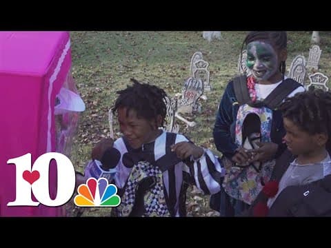 10AboutKen: Ken talks to trick-or-treaters about the weather