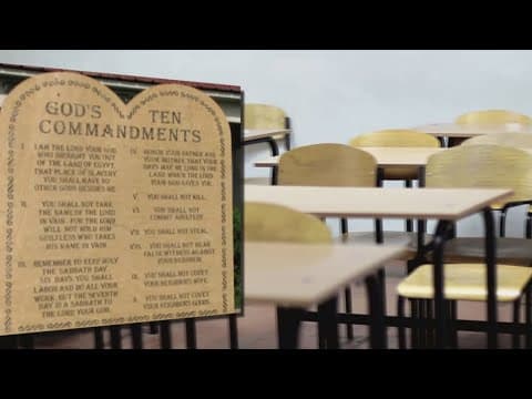 Federal judge to decide if the Ten Commandments should be in Louisiana schools