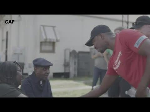 'Captain America' star Anthony Mackie helps repair homes damaged by Hurricane Ida