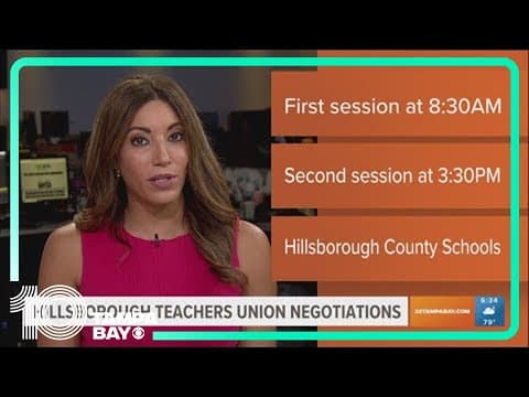 Hillsborough County Public Schools, teachers union to hold 2 negotiation sessions