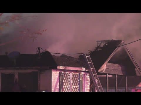 Man fighting for his life after being pulled from house fire in NW Houston