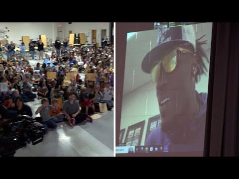 Young kids from Dallas Cowboys Demarvion Overshown's hometown give him love, support after his injur
