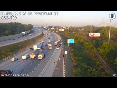 Man injured in shooting along I-465 on Indy's south side