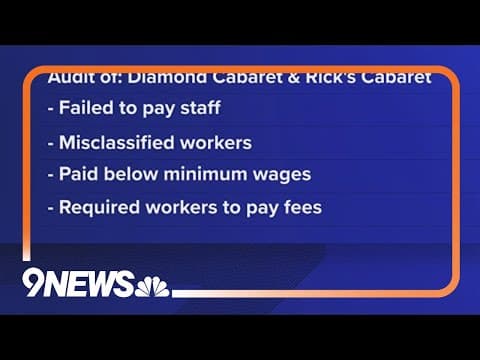 2 Denver strip clubs must pay nearly $14 million for wage theft