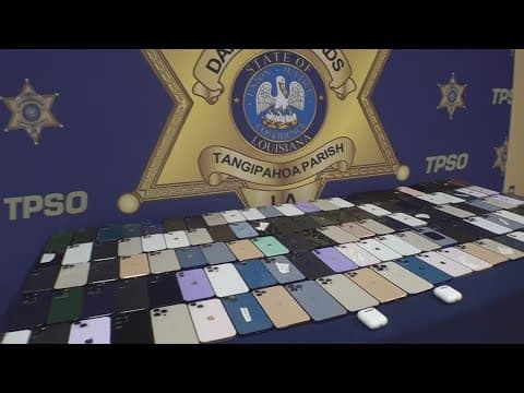 Stolen phones apparently recovered by Tangipahoa Parish Sheriff's Office