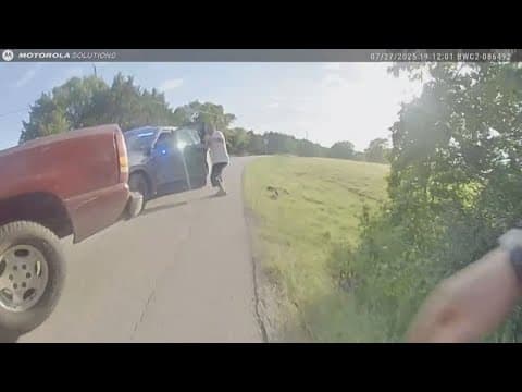 Video shows police preventing a suspect from stealing a squad car