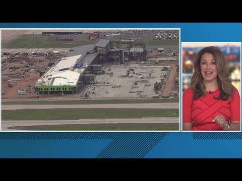 A milestone made in the new concourse at Dulles Airport