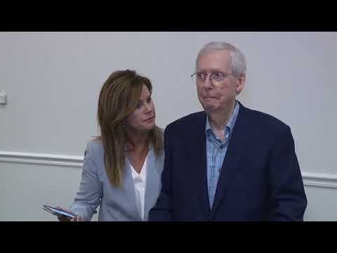 Sen. Mitch McConnell freezes, struggles to speak at event in Kentucky