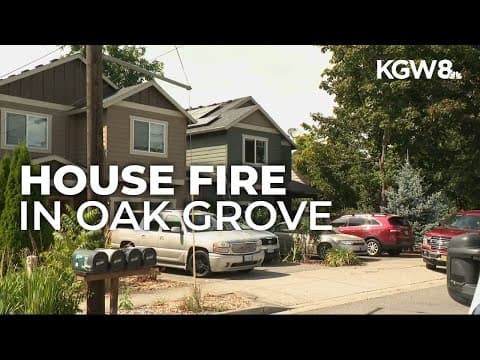 2 hospitalized after being trapped in house fire