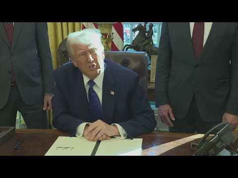 Recap: Executive orders and announcements from Pres. Trump this week