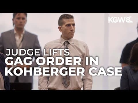 Idaho judge lifts gag order in Bryan Kohberger's quadruple murder case