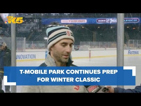 T-Mobile Park continues preparation for NHL Winter Classic on New Year's Day