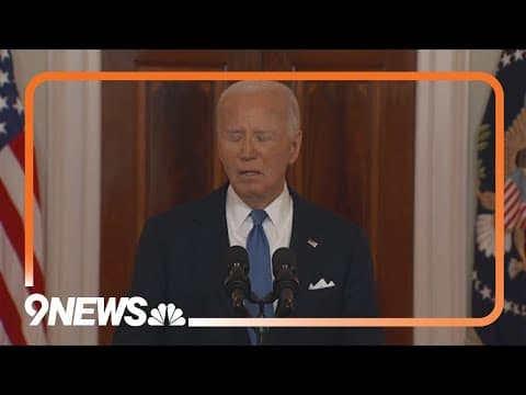 Biden responds to Supreme Court ruling on presidential immunity