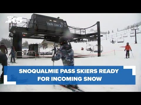 Snoqualmie Pass skiers bracing for incoming snow
