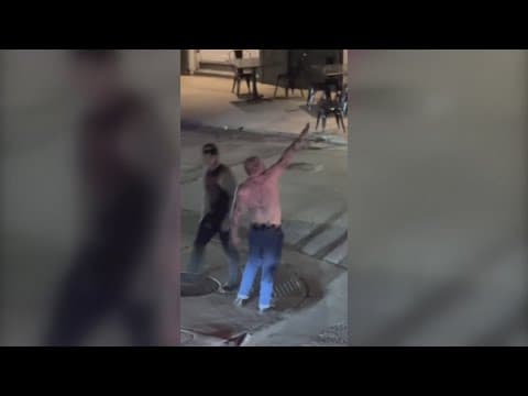 Man shouting racist slogans and giving a Nazi salute on Decatur St. caught on video
