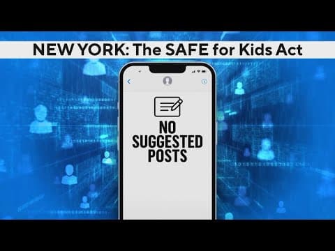 New York law aims to protect kids on social media