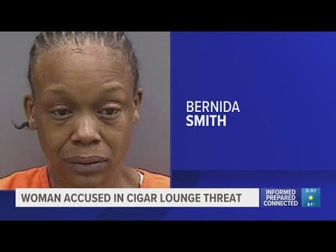 Woman arrested after threatening to shoot people at Ybor City cigar lounge