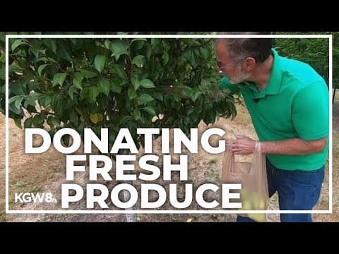 Clark County man leads by example, donating fresh produce to local food bank