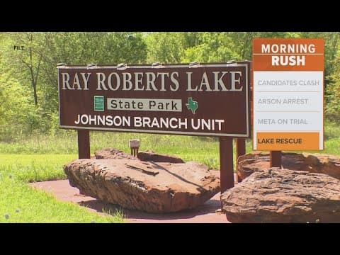 10 UNT students were rescued from Lake Ray Roberts this weekend.