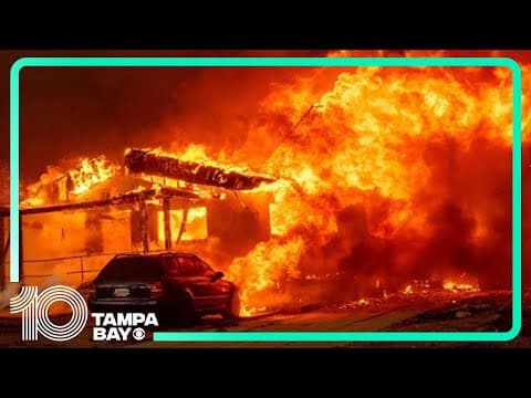 Wildfires rage through Los Angeles area